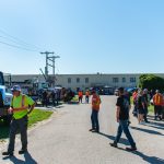 Several trucks were on display near the common areas of the event.
