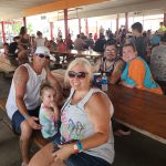 Parents attended the event with their children of all ages.