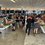 The Cives team eating lunch at Indiana Beach Amusement Resort