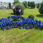 A group photo of employees from the Viking Cives Company